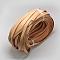 Leather Cords, Sandy Brown, 10x2mm, about 50Yards/Bundle(150 Feet/Bundle)