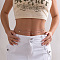 Iron & Alloy & Brass Body Chains, Double Layer Heart Body Chains, Platinum, 680mm