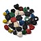 Cinnabar Beads, Carved Lacquerware, Mixed Color, Mixed Shapes, 11~22.5x9.5~32x6~17.5mm, Hole: 1.5~2mm
