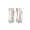 Brass Beads, Cadmium Free & Nickel Free & Lead Free, Tube, Real Platinum Plated, 9x4mm, Hole: 1mm