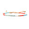 Bohemian Style Glass Beads Braided Bead Bracelets for Women, Column, Mixed Color