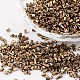 Никелированный стеклянные бусины стеклярус SEED-R010-701-1