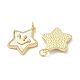 Подвески из латуни из натуральных ракушек KK-L239-036G-2