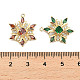 Латунные подвески из микро-паве KK-C054-01G-3