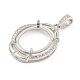 Сеттинги Серебряный кулон кабошон 925 стерлингов STER-B005-22P-2