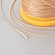 Круглый вощеный полиэфирный шнур YC-E004-0.65mm-N624-3