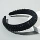 Bling bling ободок для волос из стеклянных бусин OHAR-PW0007-26I-1