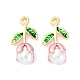 Подвески из эмали и сплава FIND-M060-22G-02-1