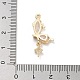Подвески из латуни с прозрачным фианитом KK-Z061-14G-02-3