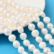 Нити из натурального культивированного пресноводного жемчуга PEAR-P064-19L-02C