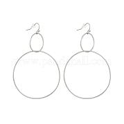 Серьги-подвески из нержавеющей стали 304 EJEW-L237-03P