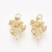 Латунь подвески KK-T038-553G-NF