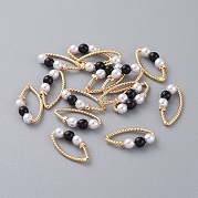 Кольца из настоящего латунированного золота {750} пробы KK-L180-101B-G