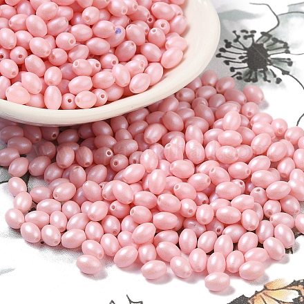 Выпечка расписных стеклянных бусин SEED-C004-04D-1