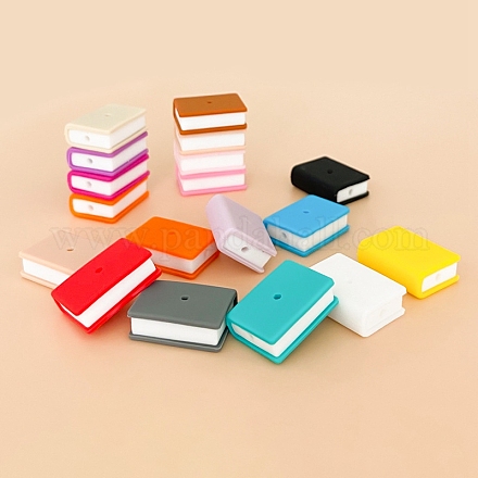 Книжные пищевые силиконовые бусины PW-WG54979-M-1