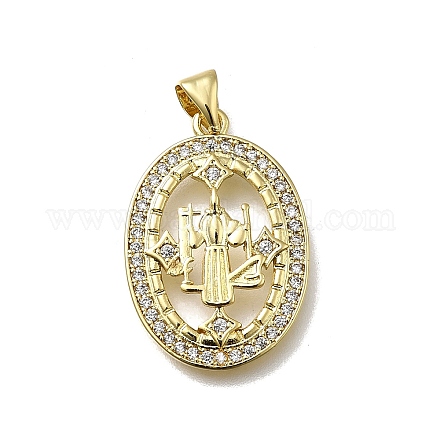 Латунные микро проложить кубического циркония подвески KK-C090-35G-07-1
