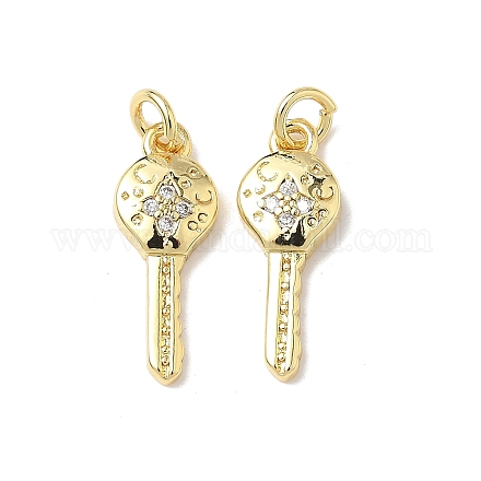 Латунные микро проложить кубического циркония подвески KK-Q068-50G-1