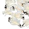 Opalite Pendants, with 201 Stainless Steel Finding, Angel, 24~25x15~16x7~8mm, Hole: 5x7mm