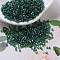 MIYUKI Delica Beads, Cylinder, Japanese Seed Beads, 11/0, Transparent Colours AB, (DB0175) Transparent Emerald AB, 1.3x1.6mm, Hole: 0.8mm, about 100000pcs/500g