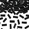 Preciosa® MAXIMA Crystal Fancy Stones, Czech Crystal, 435 26 212 Baguette, Unfoiled, 23980 Jet, 4x2mm