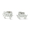 Non-Tarnish Cute Little Animal Theme 304 Stainless Steel Stud Earrings, Spider, 5~6.5x10.5mm