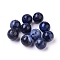 Natural Sodalite Beads, Grand A, Round, 8mm, Hole: 1mm