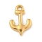 Ion Plating(IP) 304 Stainless Steel Pendants, Anchor Charm, Real 18K Gold Plated, 21x14x2.5mm, Hole: 2.1mm