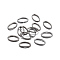 Tarnish Resistant 304 Stainless Steel Jump Rings, Open Jump Rings, Oval, Stainless Steel Color, 20 Gauge, 8x5x0.8mm, Inner Diameter: 3.5x6.5mm