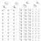 100Pcs 304 Stainless Steel Ball Stud Earring Post, with Horizontal Loops, with 100Pcs Iron Open Jump Rings and 100Pcs Ear Nuts, Stainless Steel Color, 15x7x4mm, Hole: 1.7mm, Pin: 0.8mm