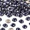 Preciosa® MAXIMA Crystal Fancy Stones, Czech Crystal, 435 12 601 Oval, Dura Foiling, 20410 Tanzanite, 8x6mm