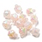 Acrylic Pendants, Polygon, PeachPuff, 21x16x16mm, Hole: 3.6mm
