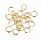 304 Stainless Steel Jump Rings, Open Jump Rings, Golden, 20 Gauge, 5x0.8mm, Inner Diameter: 3.5mm