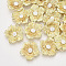 Alloy Pendants, Flower, Light Gold, 26x25x5mm, Hole: 2mm