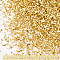 Plated Glass Seed Beads, For Nail Art Decoration Accessories, No Hole/Undrilled, Chips, Mixed Color, 1.5~2.0mm, about 140g/bottle, 2bottles/set