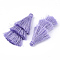 Polyester Tassel Big Pendant Decorations, Lilac, 65~72x25~28mm