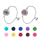 2 Sets Aromatherapy Essential Oil Diffuser Bracelet 316 Stainless Steel Slider Bracelet 9.61 Inches Aromatherapy Locket Adjustable Bracelet with 20pcs Refill Pads for Women
