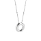 1pc Brass Chain with Alloy Letter Pendants Necklaces, Lead Free & Nickel Free & Cadmium Free, Golden, Letter O, 17.99~18.23 inch(45.7~46.3cm), pendants: 20~22.5x13~23mm