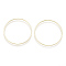Brass Linking Rings, Ring, Real 18K Gold Plated, 30x1mm