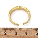 Латунные манжеты кольца перста RJEW-C120-04G-5