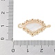 Позолоченные латунные подвески с прозрачным фианитом KK-L218-002G-01-3