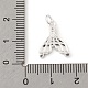 Латунные микро проложить кубического циркония подвески KK-K371-45S-3