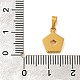 Ионное покрытие (ip) 304 нержавеющая сталь микропаве кубический цирконий подвески STAS-H228-04G-07-3