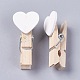 Деревянные суда колышки клипы WOOD-WH0005-B11-2