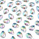 Акриловые стразы - кабошоны  GACR-A022-13x18mm-17-4