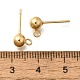 201 фурнитура для сережек-гвоздиков из нержавеющей стали STAS-R156-01G-06-2