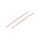 Латунные шпильки с плоской головкой X-KK-WH0058-03D-RG-2
