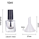 Прозрачный стеклянный лак для ногтей пустая бутылка MRMJ-BC0001-47-10ml-2