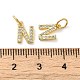 Латунные микро проложить кубического циркония подвески KK-M273-02G-N-3
