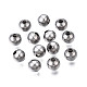 Круглые бусины из нержавеющей стали марки 304 STAS-TAC0004-6mm-P-1