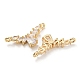 Подвески из латуни с прозрачным фианитом KK-Q789-08G-2